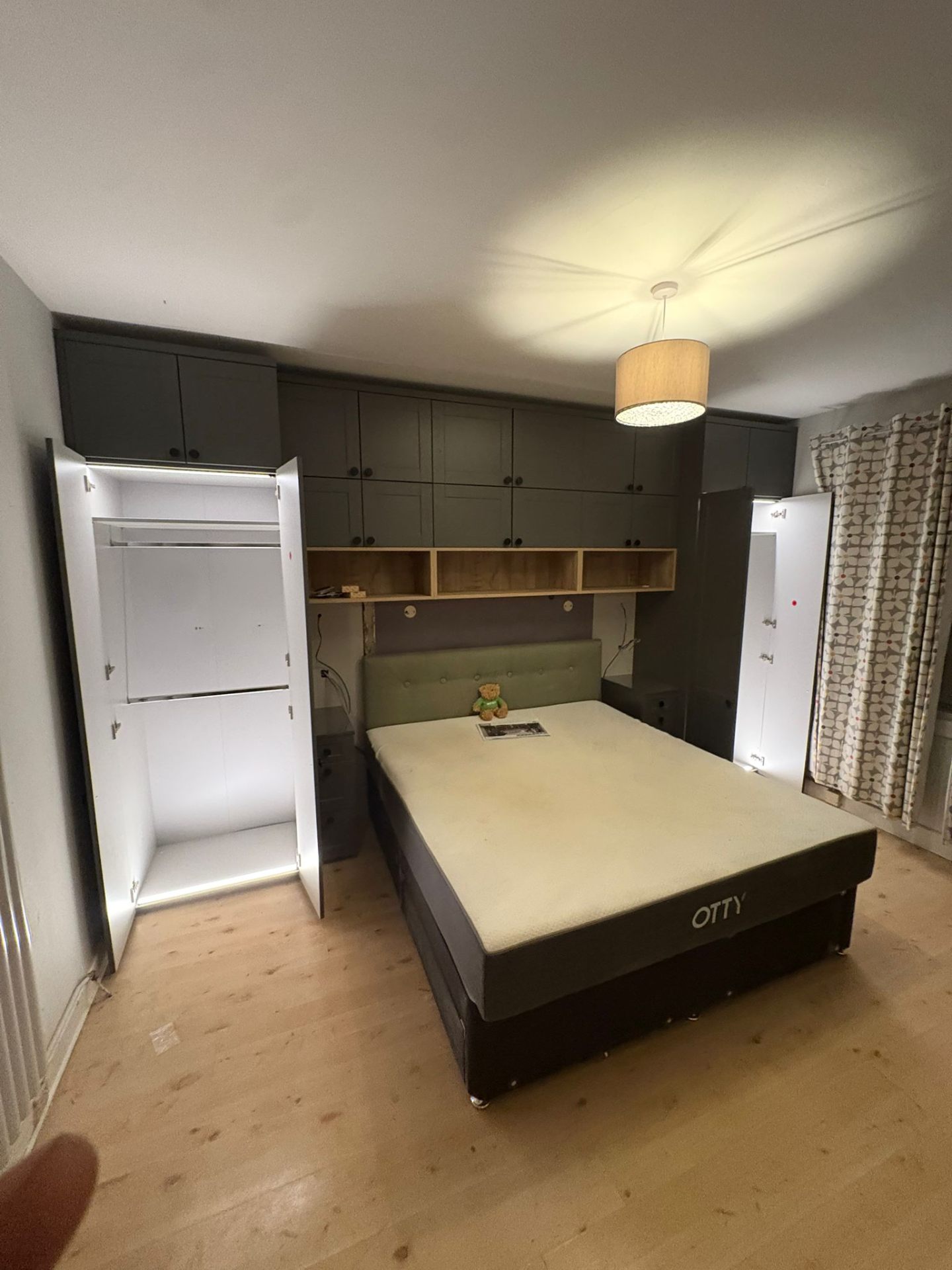 Fitted bedroom wardrobes installed during a Glasgow home renovation