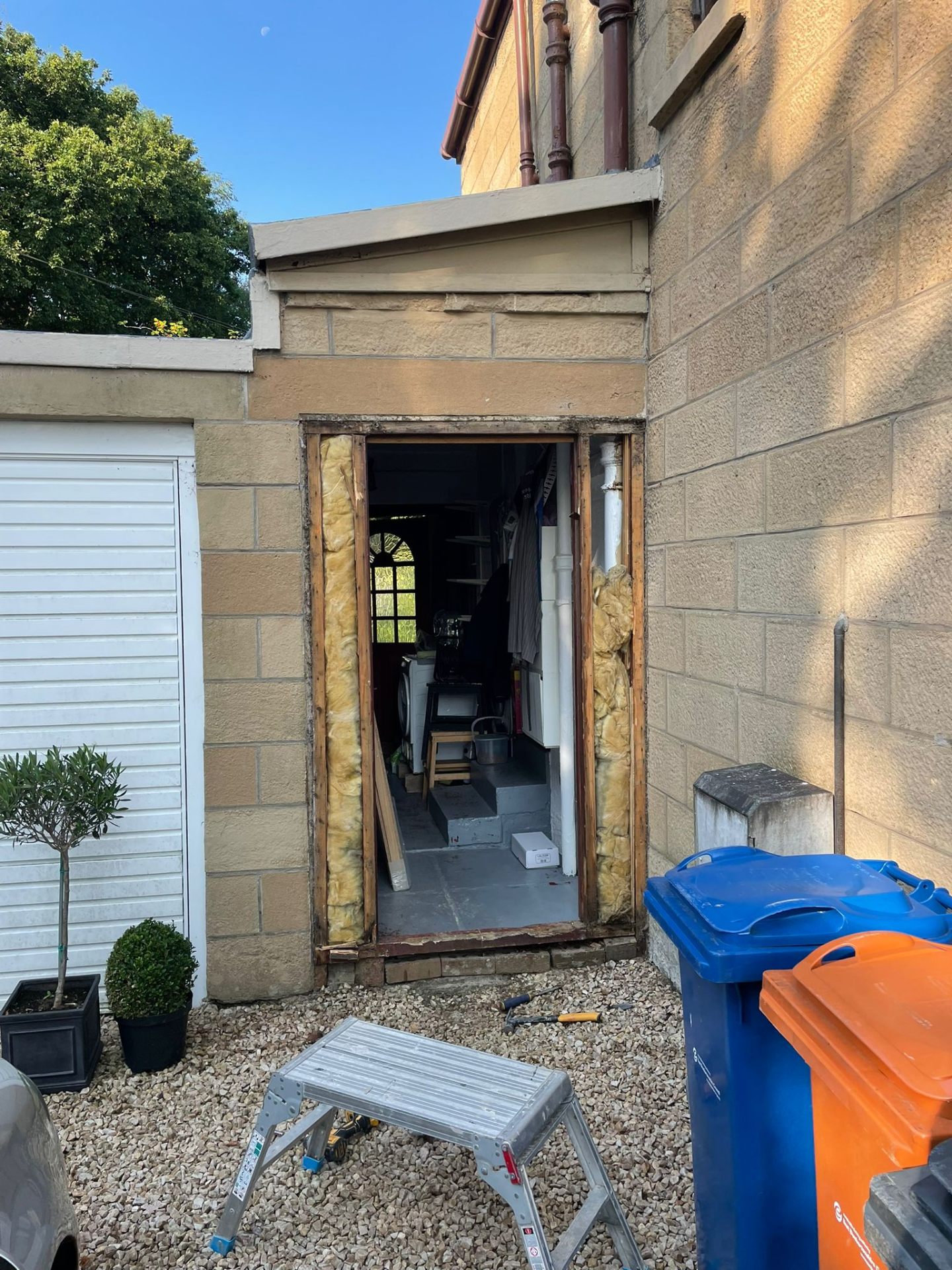 Finished doorway and architrave detail from a Glasgow renovation